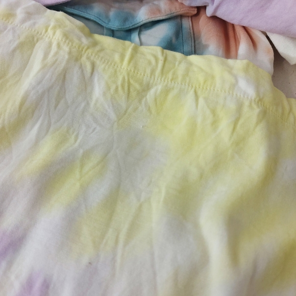 Chaser Tie Dye Heirloom Button Down Romper - Picture 16 of 16